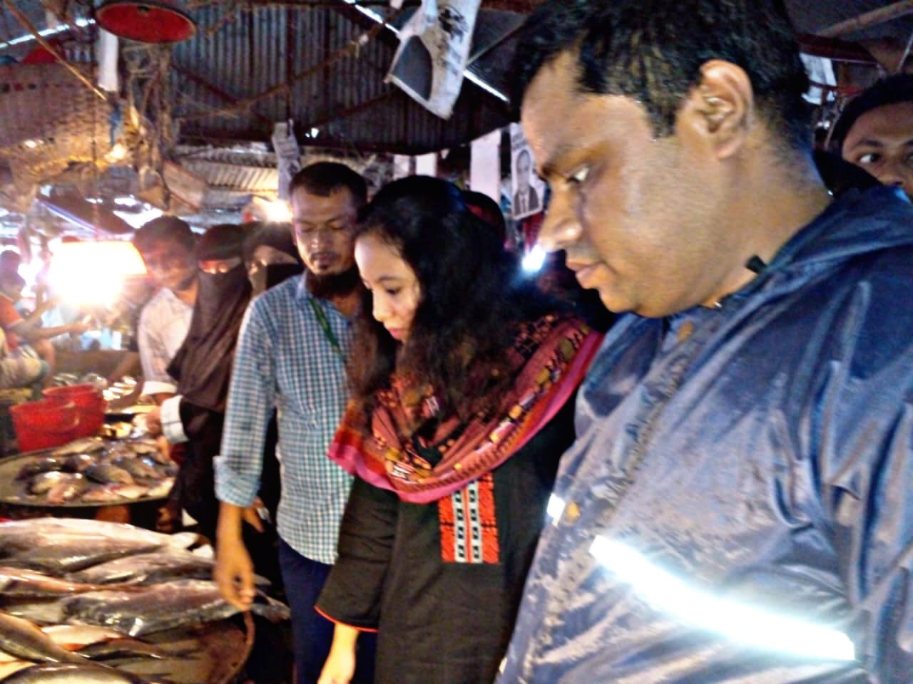কালীগঞ্জের মাছ বাজারে ভ্রাম্যমান আদালতের অভিযান, একজনকে অর্থদন্ড